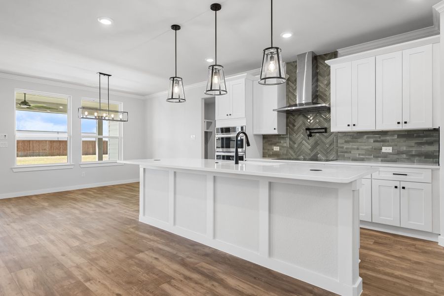 Representative furnished interior of a home built from the The Magnolia II by RED GABLE HOMES in Green Prairie Estates, Northlake (Image 13).