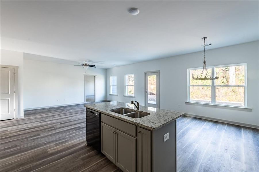 Furnished interior view inside a new home in , Lawrenceville (Image 11).