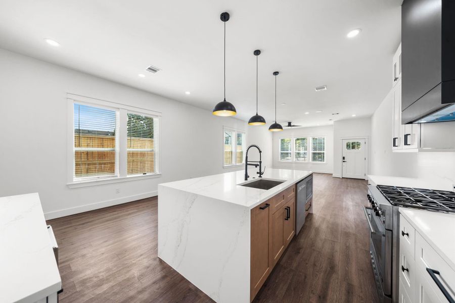 Furnished interior view inside a new home in , Houston (Image 3). Furnished interior view inside a new home in , Houston (Image 3).