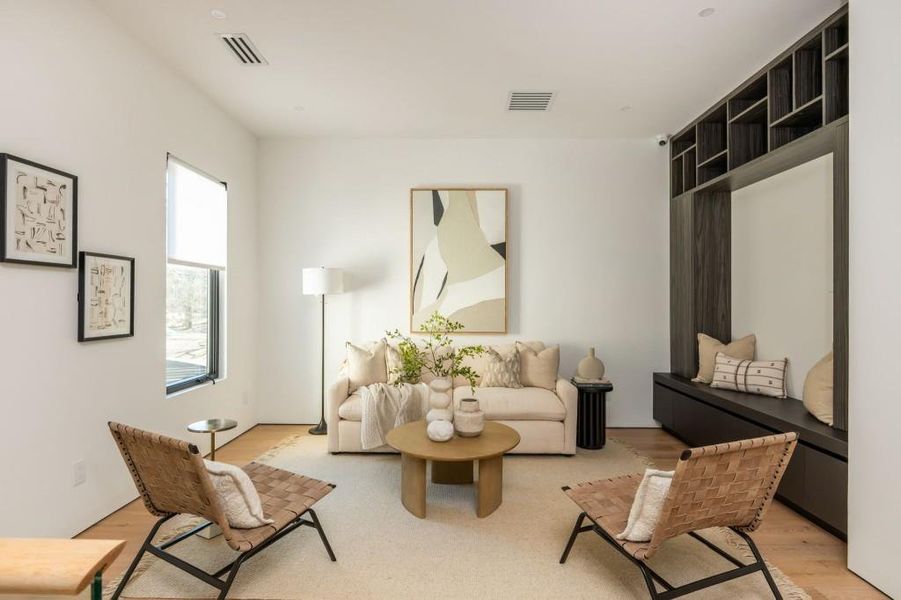 Furnished interior view inside a new home in , Atlanta (Image 9).