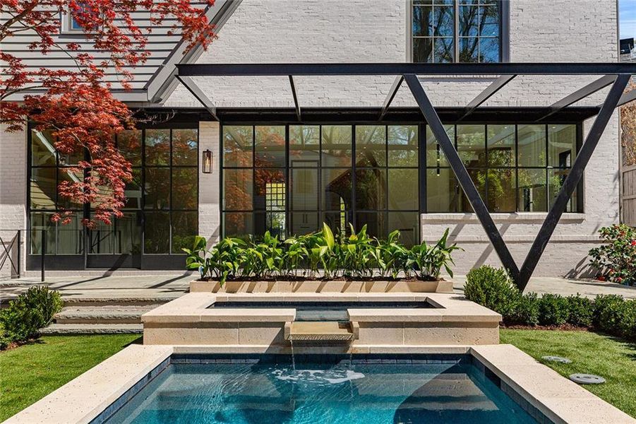 Front exterior of a new home in , Atlanta, GA, highlighting curb appeal (Image 22).