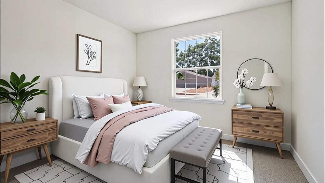 Representative furnished interior of a home built from the LANTANA by D.R. Horton in Buchanan Trails, Newberry (Image 14).