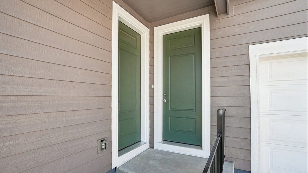 Exterior details and patio area of a home in Trevenna, Windsor (Image 3).
