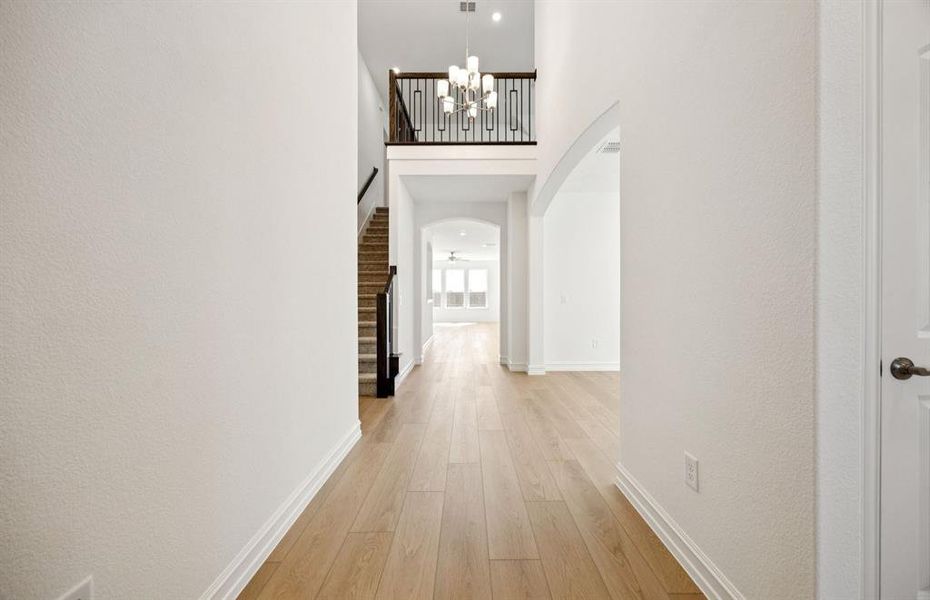 Welcoming entry into home