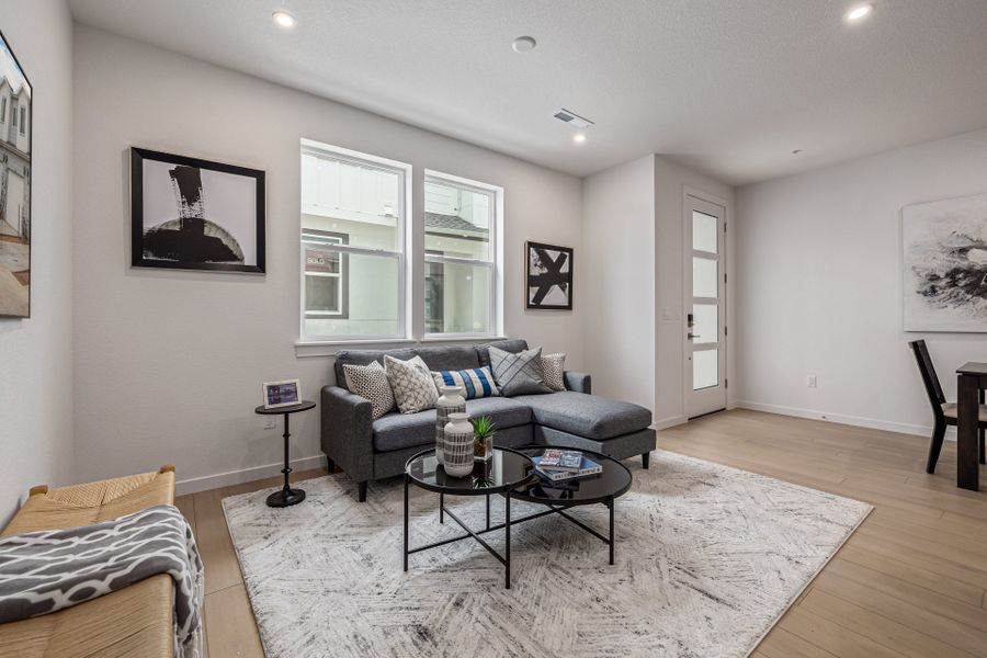 Furnished interior view inside a new home in The Vistas at West Mesa, Colorado Springs (Image 9).