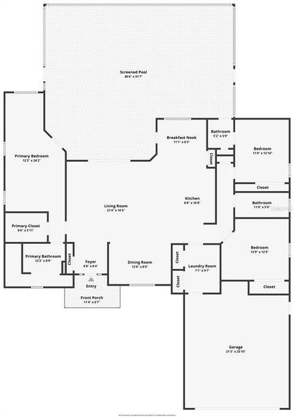 2D floor plan layout of this home in , Dunnellon, FL (Image 5).