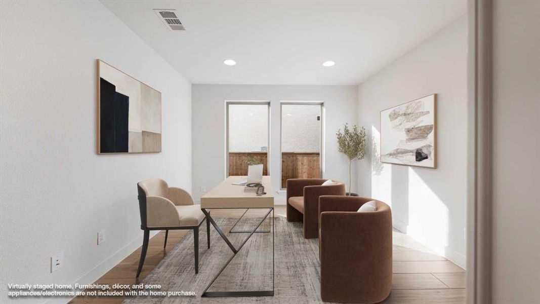 Furnished interior view inside a new home in North Sky, Celina (Image 11).