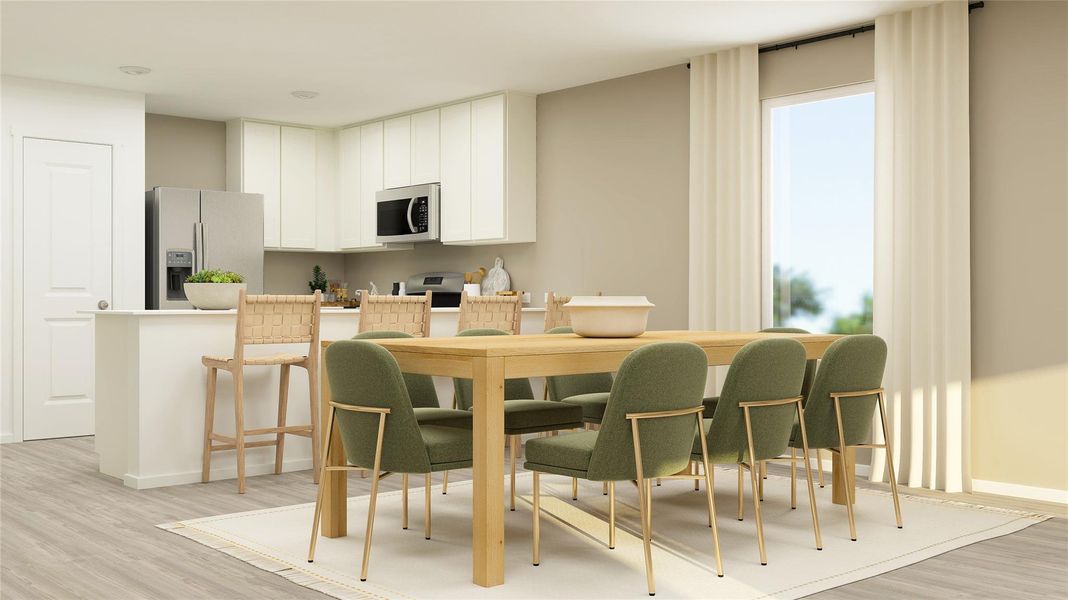 Furnished interior view inside a new home in Elm Creek, Elgin (Image 8).