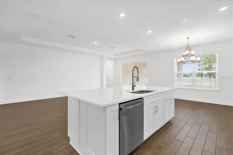 Furnished interior view inside a new home in , Kissimmee (Image 7). Furnished interior view inside a new home in , Kissimmee (Image 7).