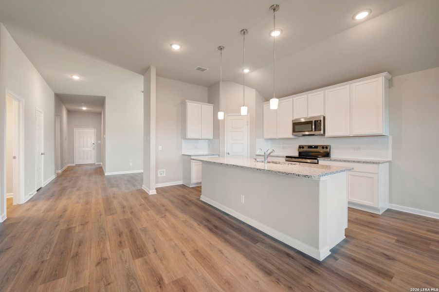 Furnished interior view inside a new home in Legacy Hills, San Antonio (Image 12).