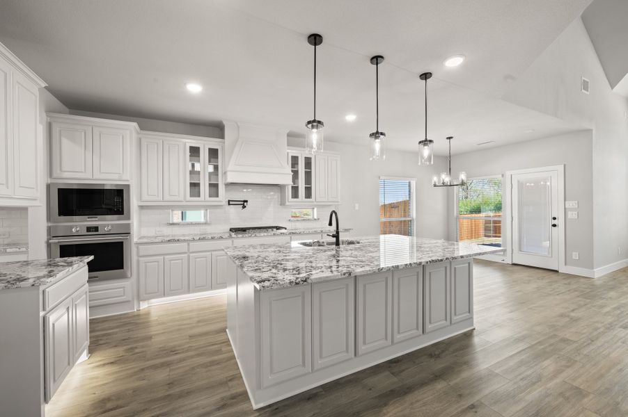 Furnished interior view inside a new home in Hidden Lakes Estates, DeSoto (Image 12). Furnished interior view inside a new home in Hidden Lakes Estates, DeSoto (Image 12).