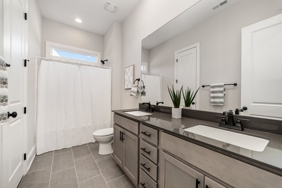 Representative furnished interior of a home built from the Madison by Greybrook Homes in Harbor Watch, Statesville (Image 30).