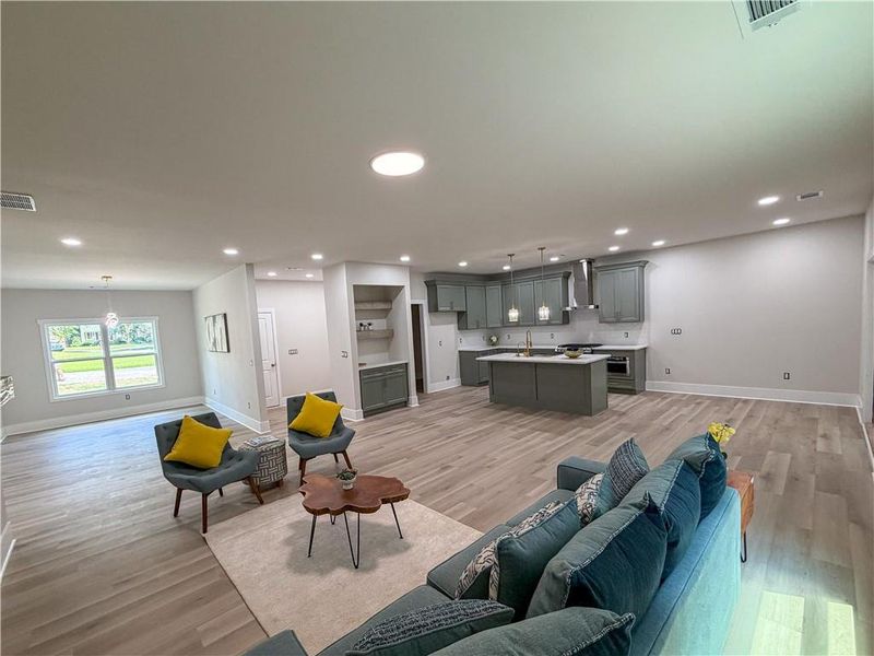 Furnished interior view inside a new home in , Norcross (Image 29).