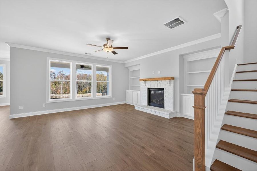 Spacious, unfurnished interior of a new home in Hemingway, Flowery Branch (Image 33).