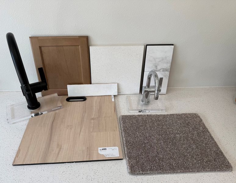Sample of building materials used in homes in Trailside, Timnath (Image 53).