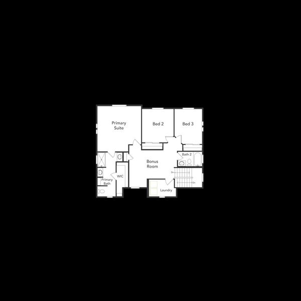 2D floor plan layout of this home in Reunion, Commerce City, CO (Image 6). 2D floor plan layout of this home in Reunion, Commerce City, CO (Image 6).