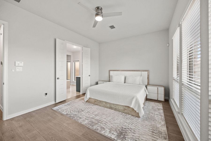 Furnished interior view inside a new home in , Richmond (Image 18). Furnished interior view inside a new home in , Richmond (Image 18).