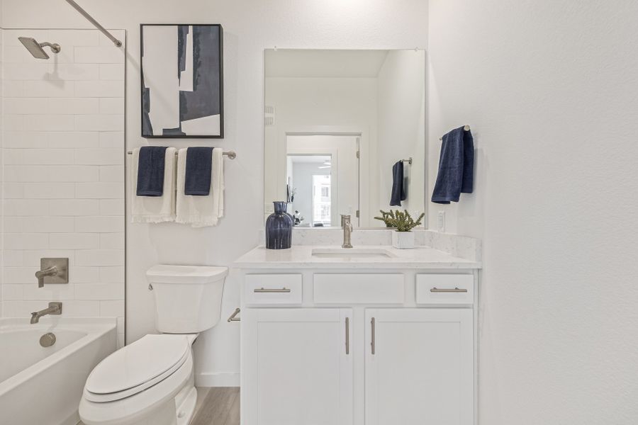 Furnished interior view inside a new home in The Residences at Victory Ridge, Colorado Springs (Image 23).