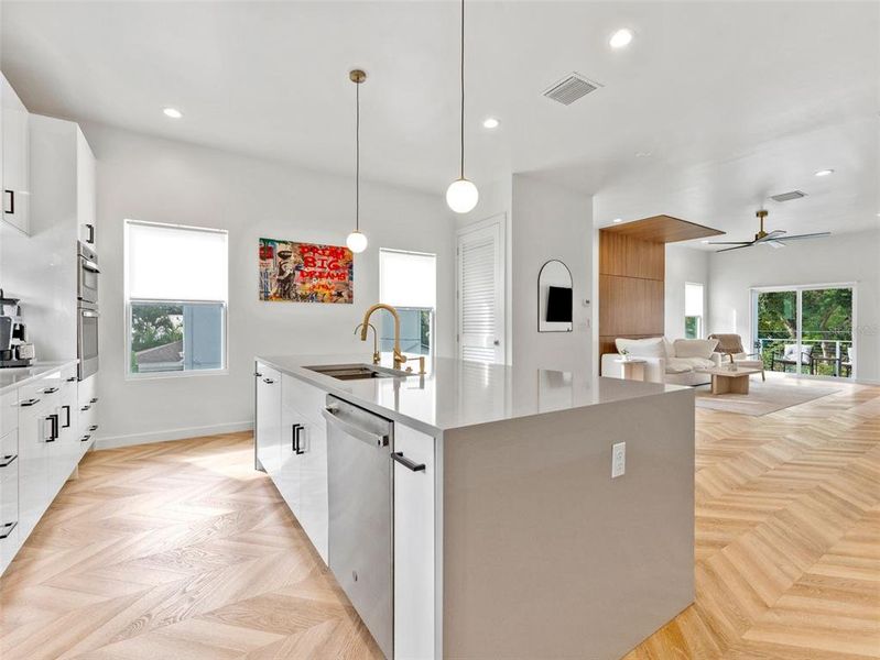 Furnished interior view inside a new home in , Tampa (Image 5).