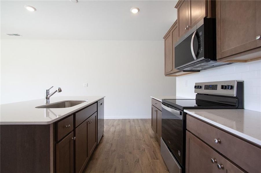 Furnished interior view inside a new home in Harvest Park, Decatur (Image 7).