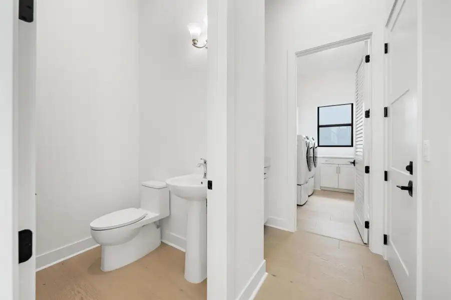 Guest Bath & Main Floor Laundry