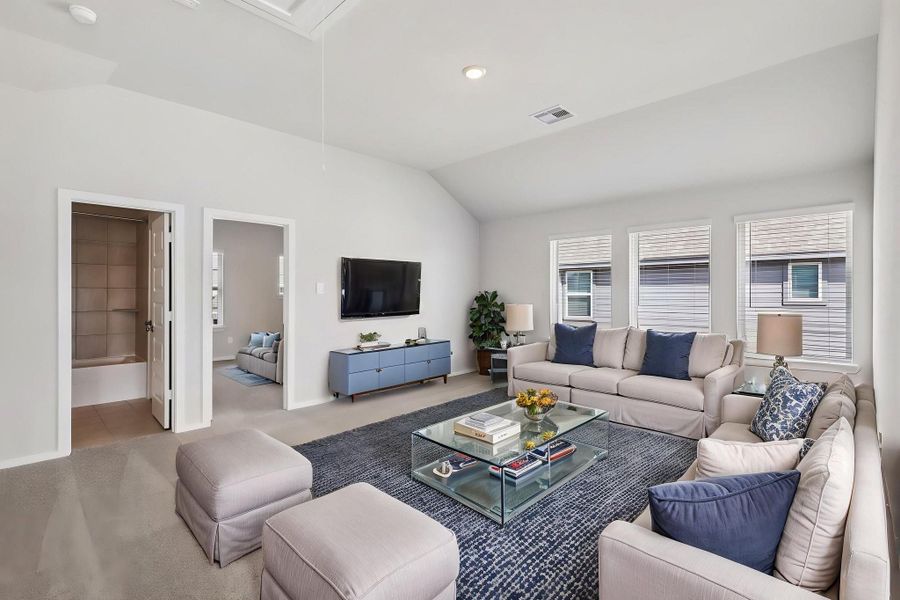 Photo is not of the actual home, but is an inspirational photo of builder’s model home and may depict options, furnishings, and/or decorator features that are not included