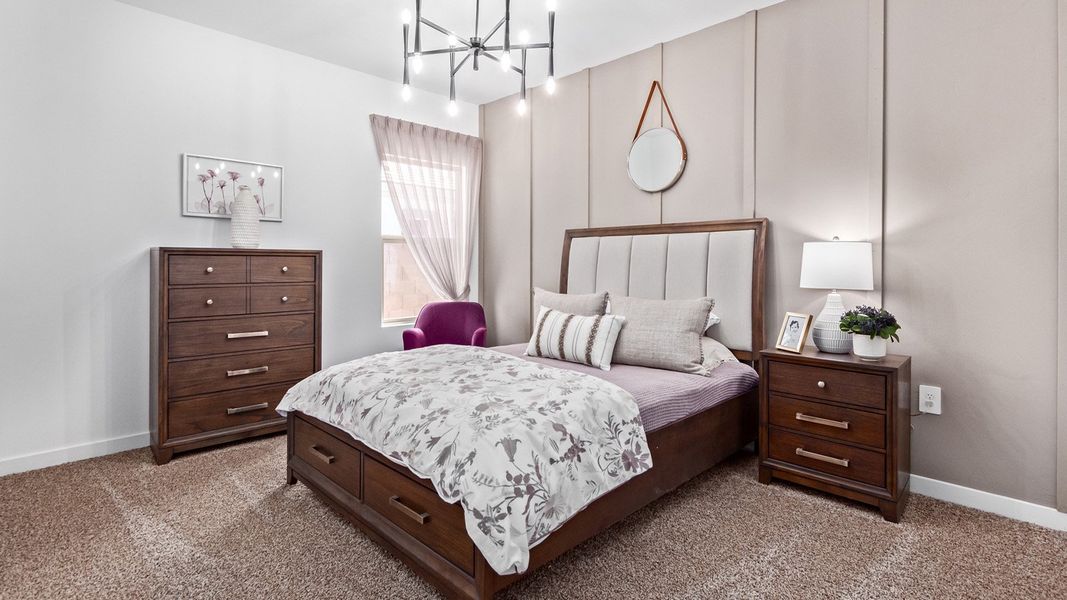 Representative furnished interior of a home built from the Citrine - Plan 5042 by D.R. Horton in Tortolita Trails, Marana (Image 31).