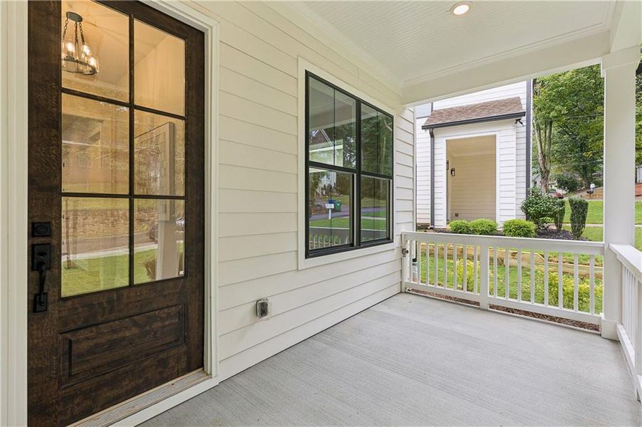 Exterior details and patio area of a home in , Scottdale (Image 31). Exterior details and patio area of a home in , Scottdale (Image 31).