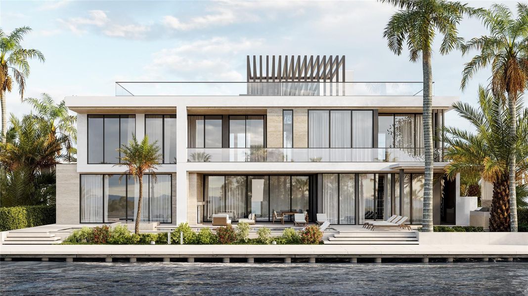 Front exterior of a new home in , Fort Lauderdale, FL, highlighting curb appeal (Image 4).