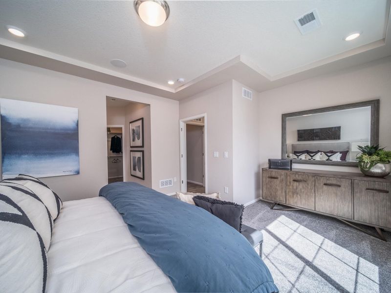 Furnished interior view inside a new home in The Reserve at Green Valley Ranch, Aurora (Image 18).