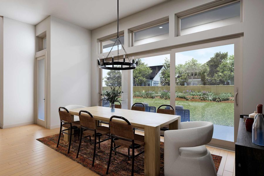 The Mandan - Optional Sliding Glass Door
