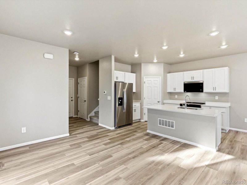 Furnished interior view inside a new home in , Thornton (Image 10).