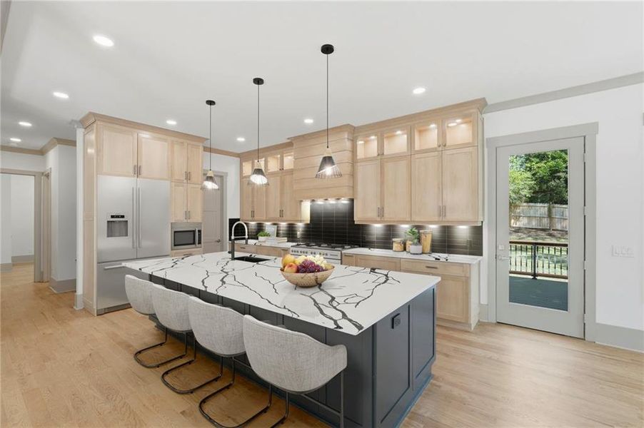 Furnished interior view inside a new home in , Roswell (Image 36).