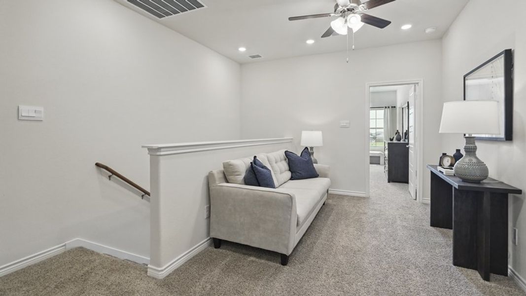 Representative furnished interior of a home built from the Adams by D.R. Horton in Liberty Crossing, Royse City (Image 42). Representative furnished interior of a home built from the Adams by D.R. Horton in Liberty Crossing, Royse City (Image 42).