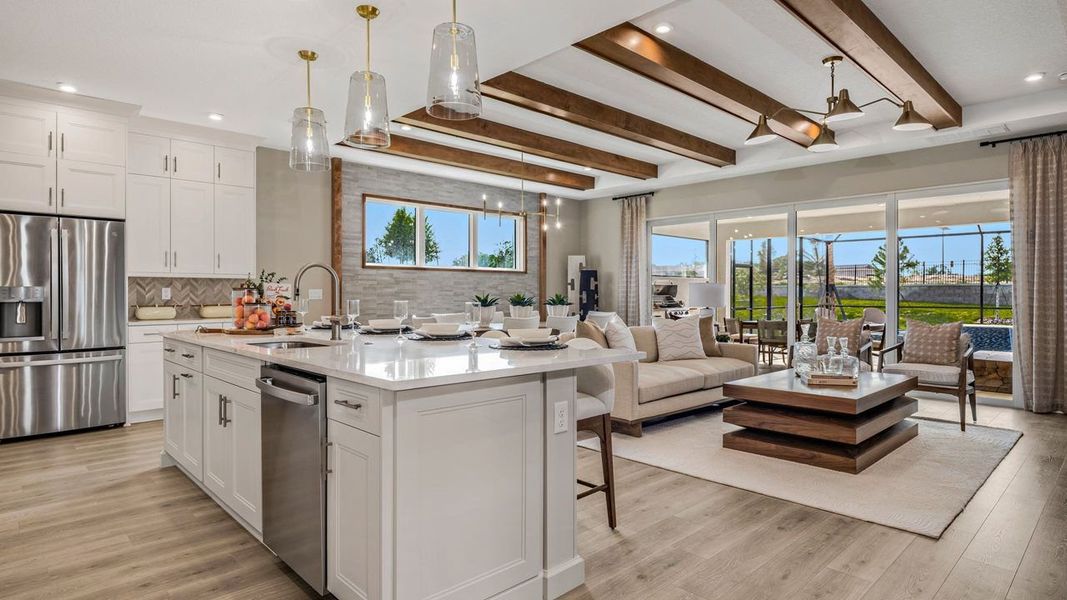 Kitchen to Great Room
