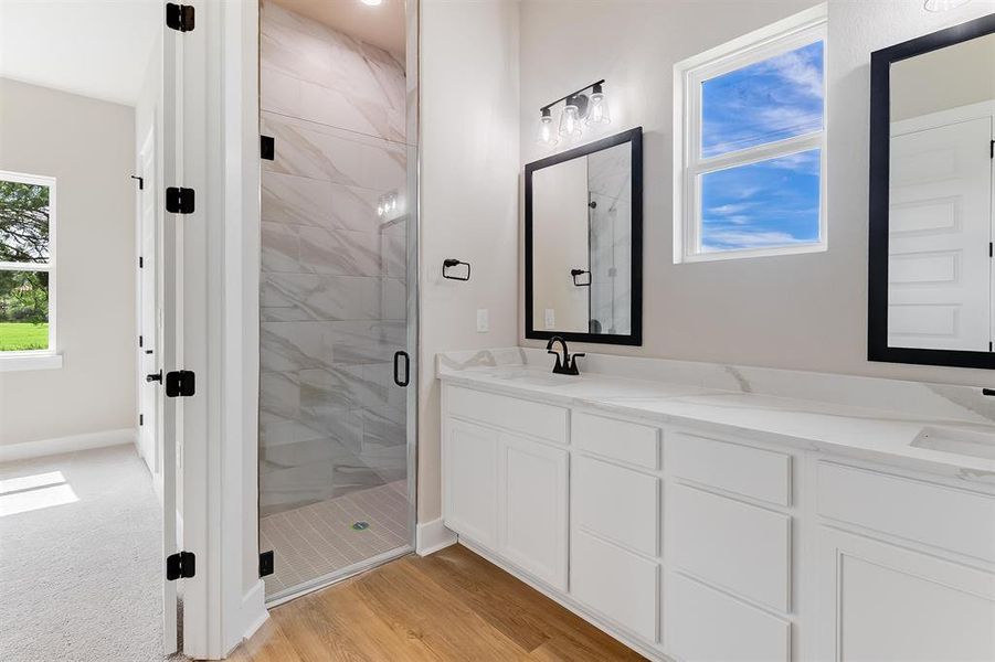 Furnished interior view inside a new home in , Marble Falls (Image 4).