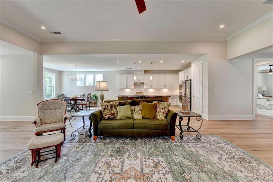 Furnished interior view inside a new home in , Hoschton (Image 42).