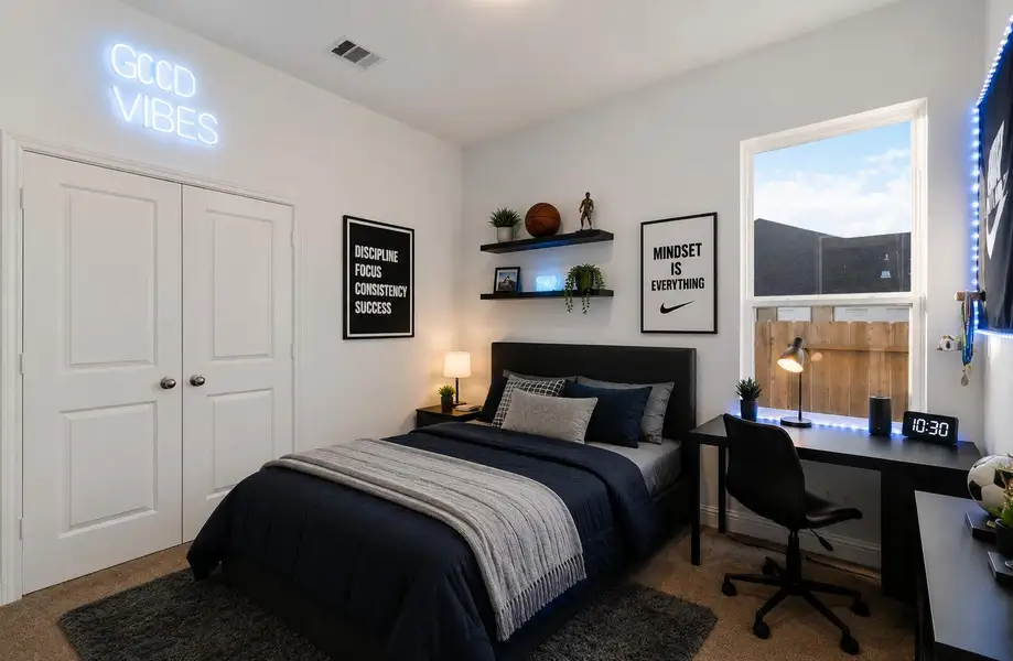 Secondary Bedroom (virtually staged)