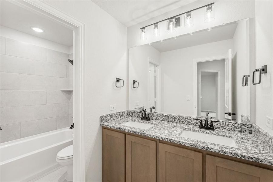 Furnished interior view inside a new home in Waterscape Classic 50s, Royse City (Image 16). Furnished interior view inside a new home in Waterscape Classic 50s, Royse City (Image 16).