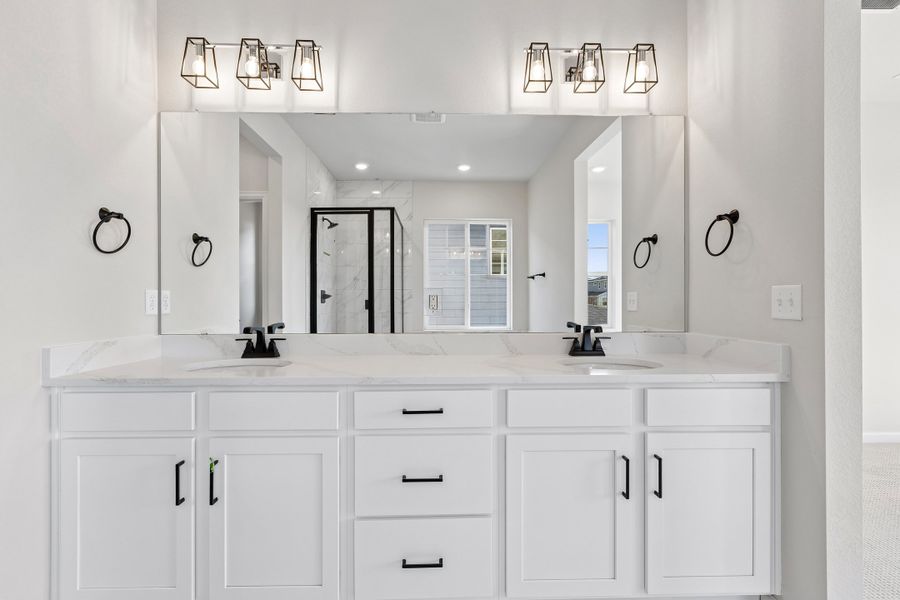 Furnished interior view inside a new home in Sterling Ranch, Littleton (Image 7).