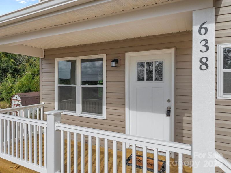 Exterior details and patio area of a home in , Albemarle (Image 28). Exterior details and patio area of a home in , Albemarle (Image 28).