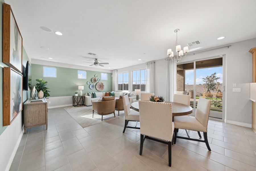 Representative furnished interior of a home built from the 35-4 by Taylor Morrison in Parkside, Phoenix (Image 7).