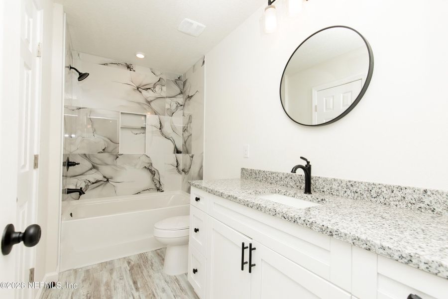 Furnished interior view inside a new home in , Jacksonville (Image 7). Furnished interior view inside a new home in , Jacksonville (Image 7).