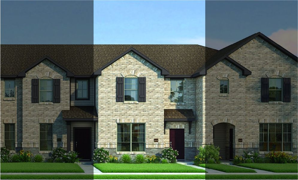 Travis with Elevation 5A Stone Exterior 2023 Townhomes Travis with Elevation 5A Stone Exterior 2023 Townhomes