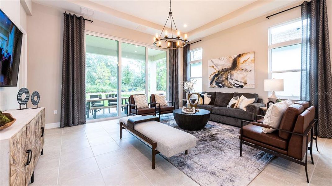 Furnished interior view inside a new home in , Deland (Image 15).