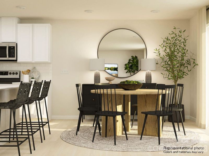 Furnished interior view inside a new home in Bakers Creek, Kannapolis (Image 8).
