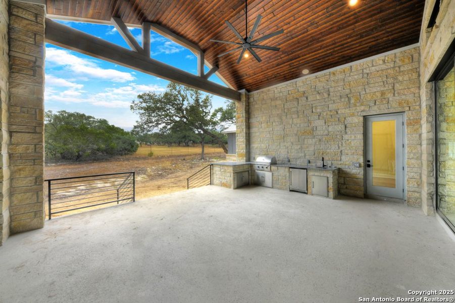 Exterior details and patio area of a home in , Boerne (Image 23).