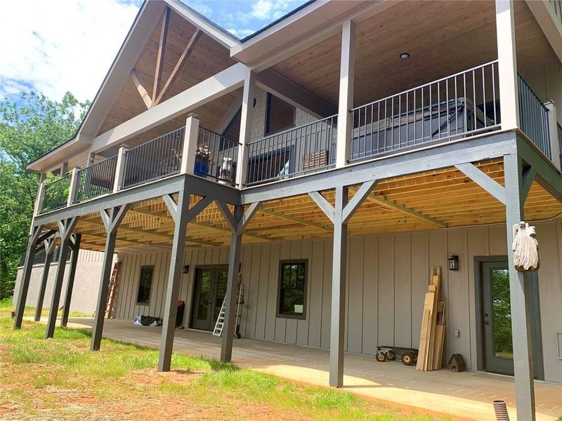Exterior details and patio area of a home in , Cleveland (Image 38).