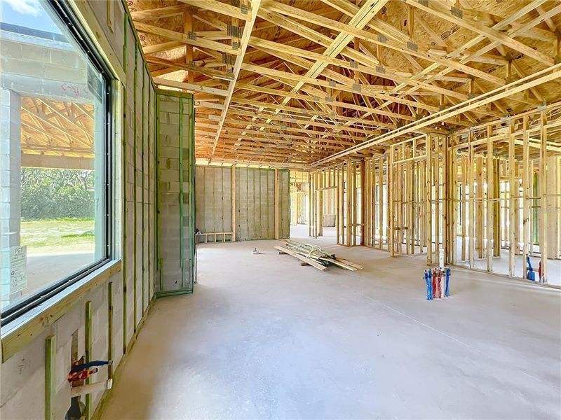 In-progress construction of a new home in , Oviedo, FL (Image 61).