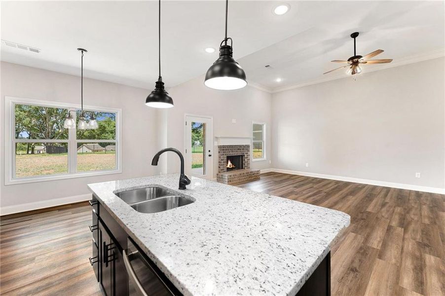 Furnished interior view inside a new home in , Jefferson (Image 5).